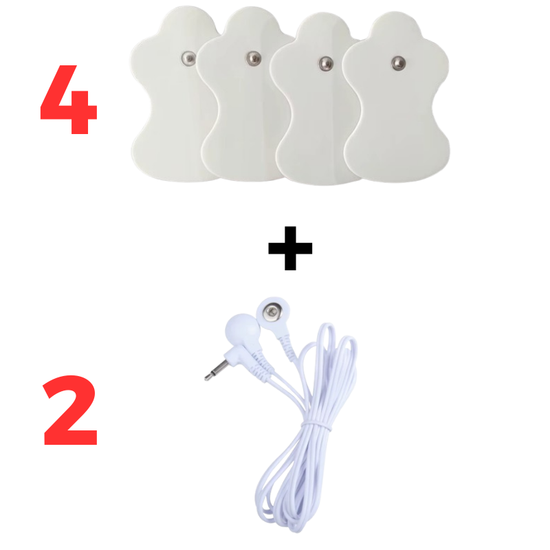 ⚡ Patchs Électrodes Auto-Adhésifs – Pack de Remplacement pour Appareils TENS & EMS
